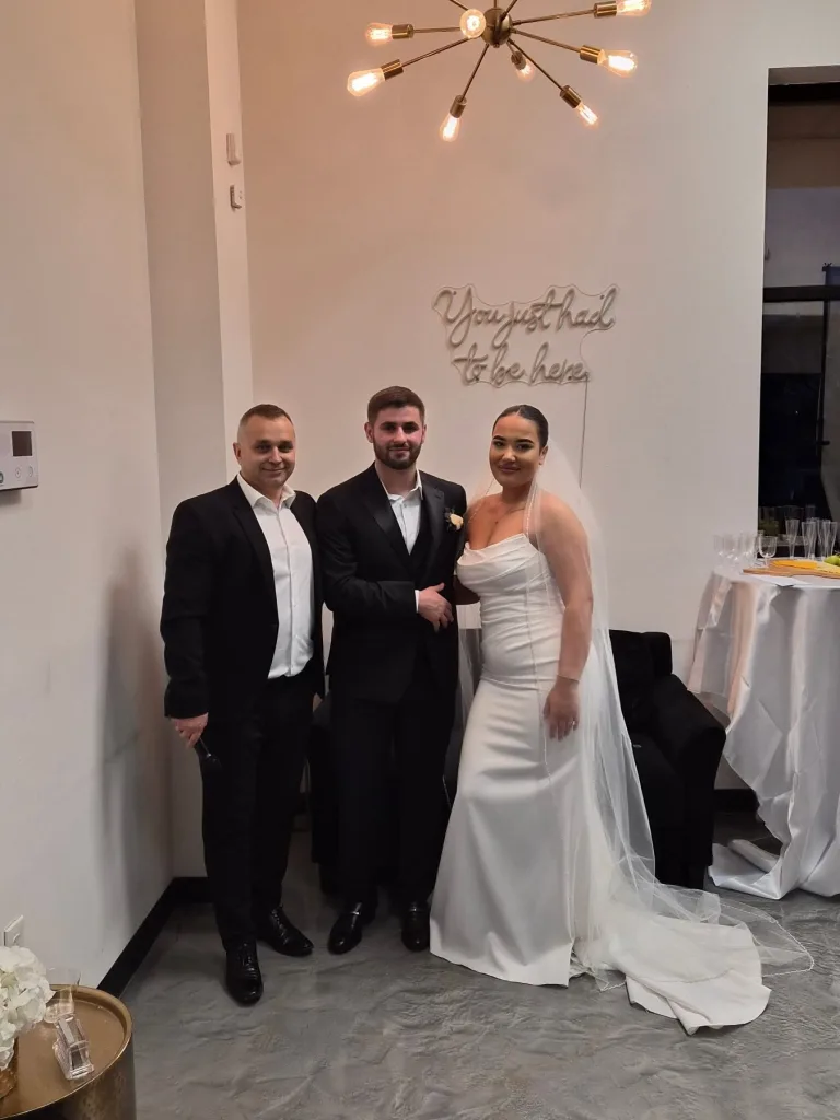 Another happy couple, starting a new chapter together here in Houston, Texas