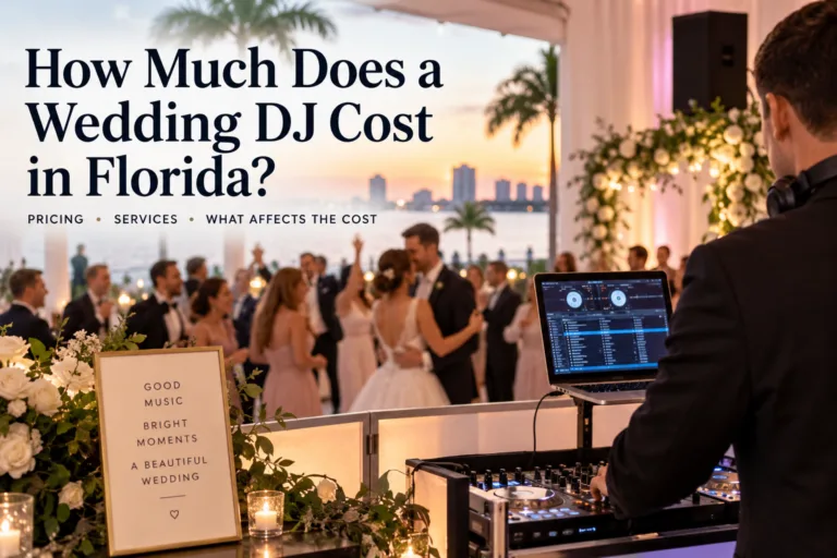 How Much Does a Wedding DJ Cost in Florida?